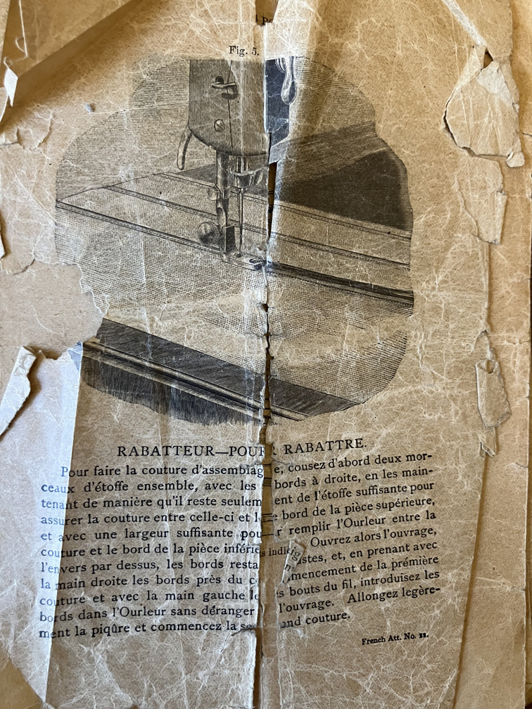 Instructions for a sewing attachment